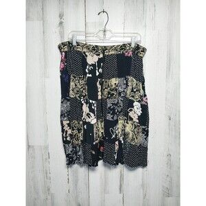 Raja Women's Patchwork Skirt One Size Drawstring